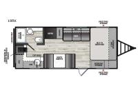 Viking 4K Series 19RK Floorplan Image