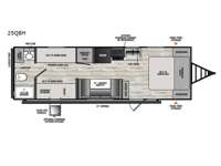 Viking 5K Series 25QBH Floorplan Image