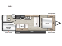 Aurora Light 26BH Floorplan Image