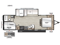 Aurora Light 26BHS Floorplan Image