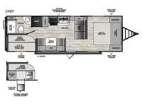 Viking 5K Series 26BH Floorplan Image