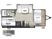 Aurora Light 18BHSX Floorplan Image