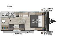 Sportsmen Classic 170MB Floorplan Image