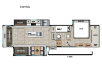 Chaparral 336TSIK Floorplan Image