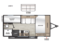 Aurora Light 16BHX Floorplan Image