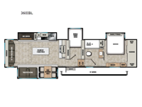 Chaparral 360IBL Floorplan Image