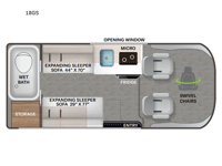 Rize Sport 18GS Floorplan Image