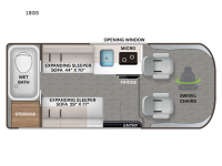 Rize Sport 18GS Floorplan Image