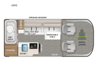 Rize Sport 18MS Floorplan Image