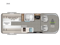 Sequence Sport 20US Floorplan Image