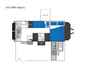 XT Expedition Series XT17HRT Family Floorplan Image