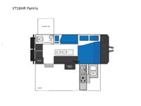 XT Expedition Series XT16HR Family Floorplan Image