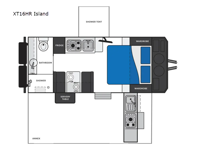 XT Expedition Series XT16HR Island Floorplan Image
