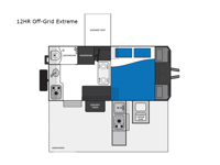 XT Expedition Series XT12HR Off-Grid Extreme Floorplan Image