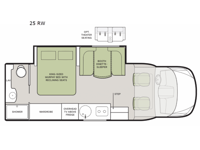 Wayfarer 25 RW Floorplan Image