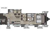Domani DM311BH Floorplan Image