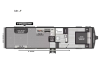 Fuzion Impact Edition 321LT Floorplan Image