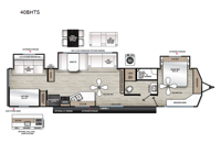 Aurora 40BHTS Floorplan Image