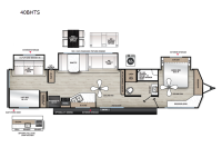 Aurora 40BHTS Floorplan Image