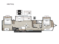 Aurora 40BHTS2Q Floorplan Image