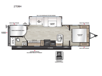 Aurora 27DBH Floorplan Image