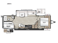 Aurora 28BHS Floorplan Image