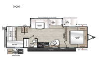 Aurora 29QBS Floorplan Image