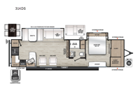 Aurora 31KDS Floorplan Image