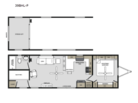 Quailridge Premier 39BHL-P Floorplan Image