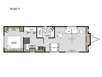 Quailridge Premier 39CBD-P Floorplan Image