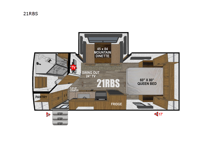 Creek Side Mountain Series 21RBS Floorplan Image