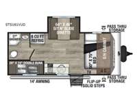SportTrek Stinger Lite STS161VUD Floorplan Image