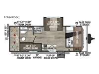 SportTrek Stinger STS222VUD Floorplan Image