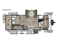 SportTrek Stinger STS222VUD Floorplan Image