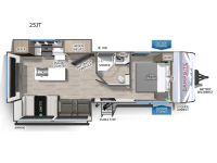 Campsite Ultra 25JT Floorplan Image