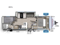 Campsite Ultra 26CJL Floorplan Image