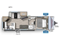 Campsite Ultra 26TH Floorplan Image