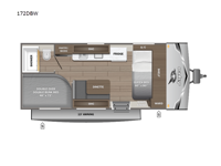 Jay Flight SLX 172DBW Floorplan Image