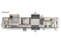 Wildcat 37GALLEY Floorplan Image