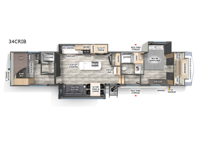 Wildcat 34CRIB Floorplan Image