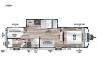 Longitude 285BH Floorplan Image