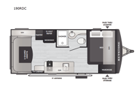 Passport Classic 190RDC Floorplan Image