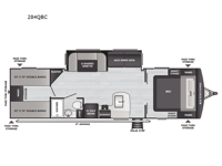 Passport Classic 284QBC Floorplan Image