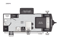 Passport Super Lite 2080MK Floorplan Image