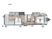 Longitude 310RL Floorplan Image