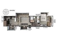 Rockwood Signature 404SRK Floorplan Image