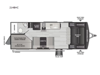 Passport Classic 214BHC Floorplan Image