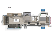 Campsite Elite 36RF Floorplan Image