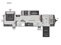 Outback 342CG Floorplan Image