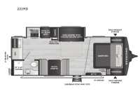Outback 221MD Floorplan Image